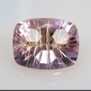 6.82 Ct Natural Bicolor Ametrine Cushion Football Cut